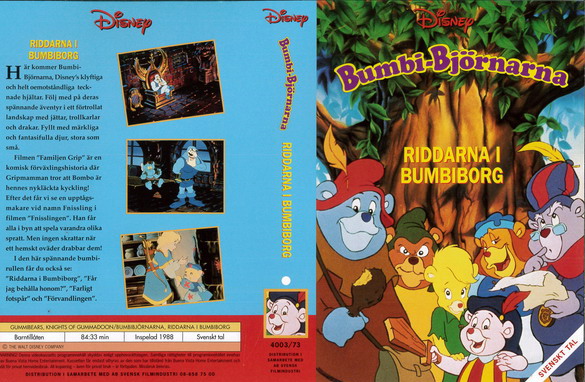 4003/73 BUMBI-BJÖRNARNA - RIDDARNA I BUMBIBORG (VHS)